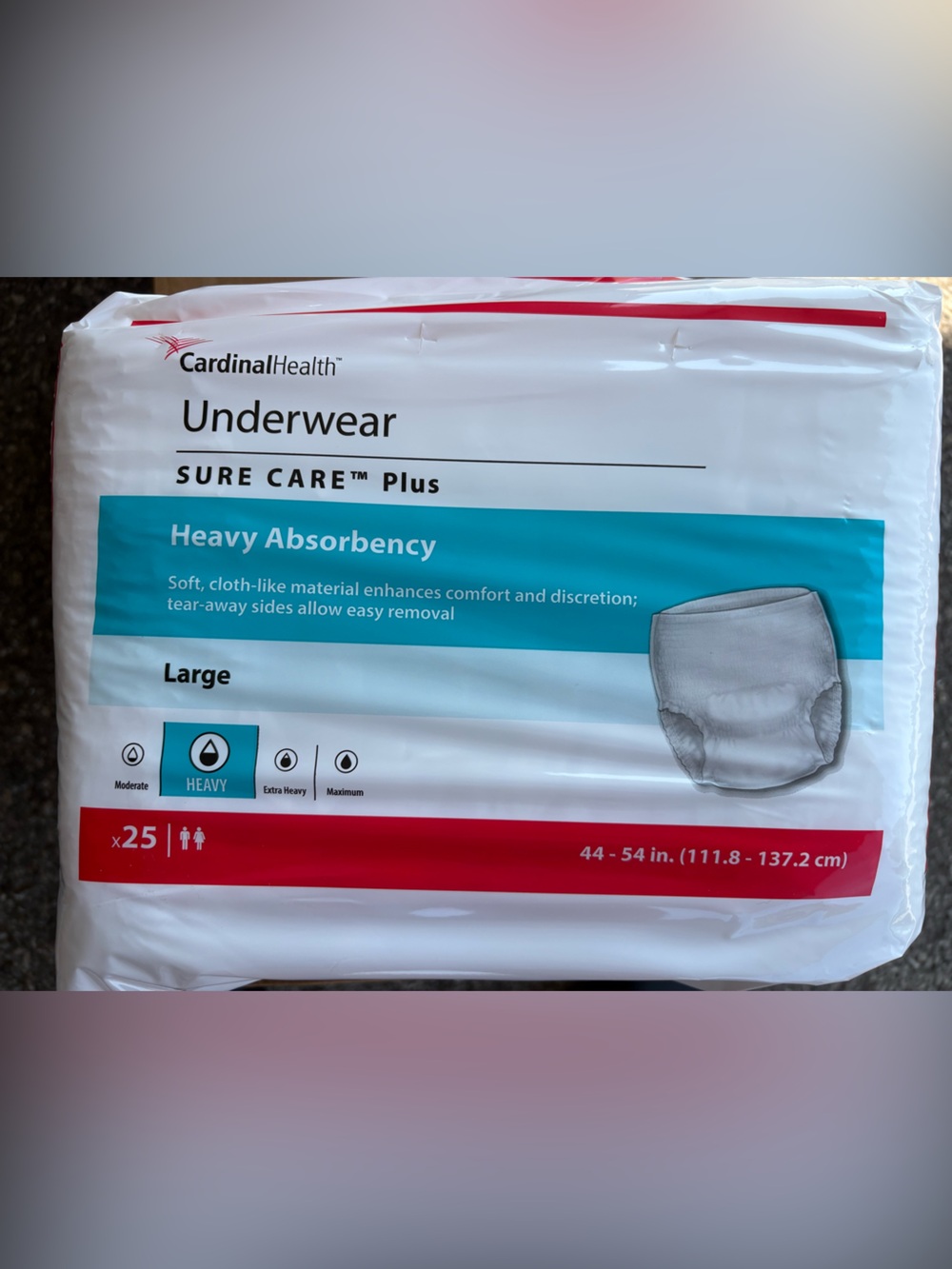 ADULT UNDERWEAR SIZE LARGE
